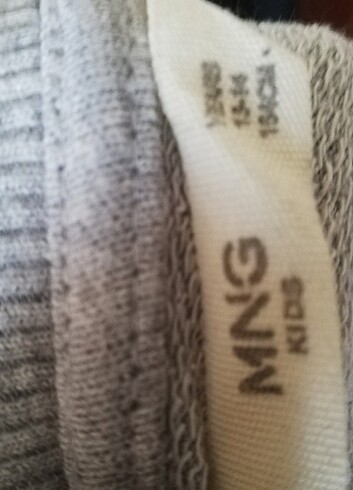 13-14 Yaş Beden gri Renk Erkek Çocuk Sweatshirt