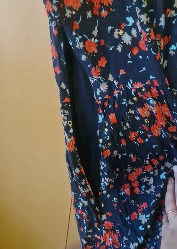 Kolsuz Kadın Elbise Çiçek Desenli - Görsel 3