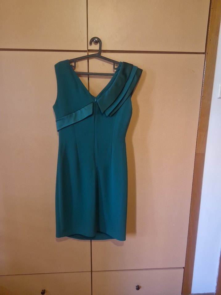 Koyu Yeşil Abiye - Görsel 4