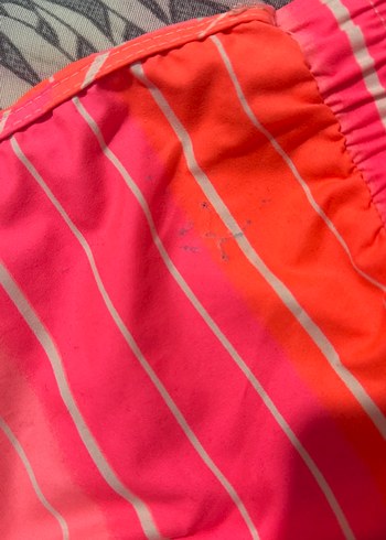 34 Beden Pembe Bağcıklı Mini Şort