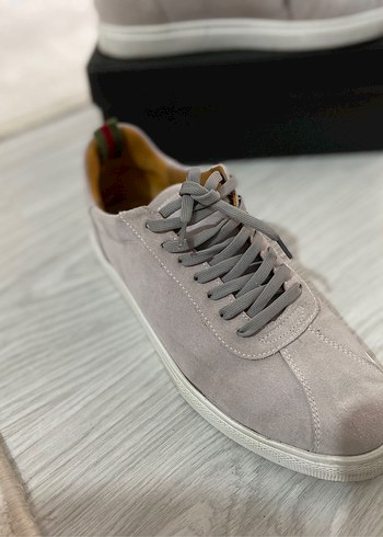 Gri Süet Günlük Ayakkabı - Görsel 2