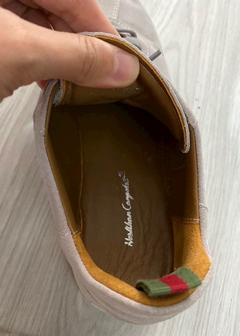 Gri Süet Günlük Ayakkabı - Görsel 3