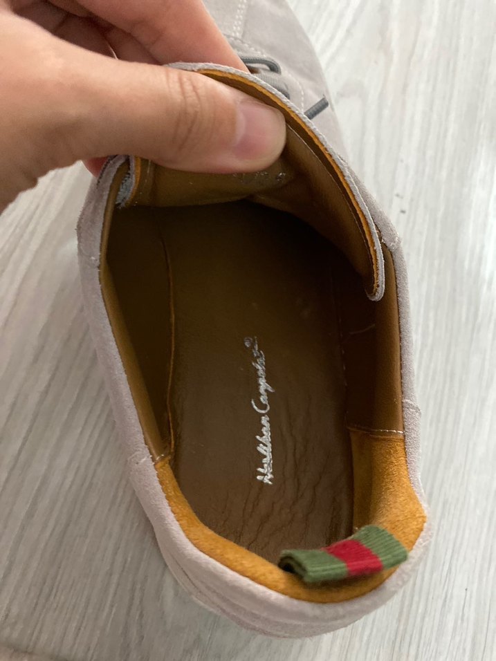 Gri Süet Günlük Ayakkabı - Görsel 3