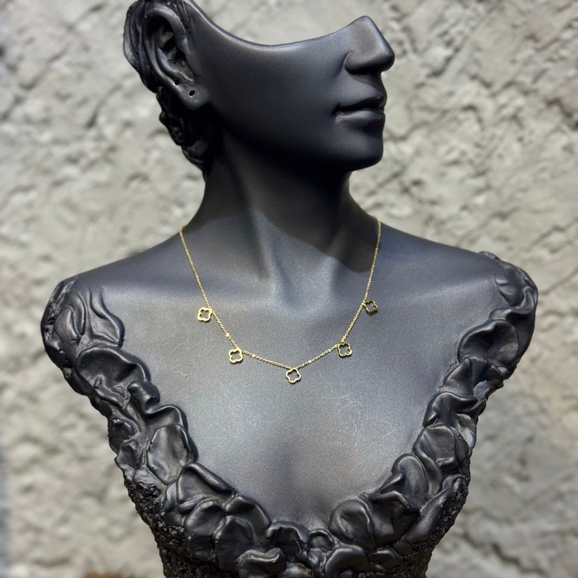 Van cleef tarzında şık kolye - Görsel 2