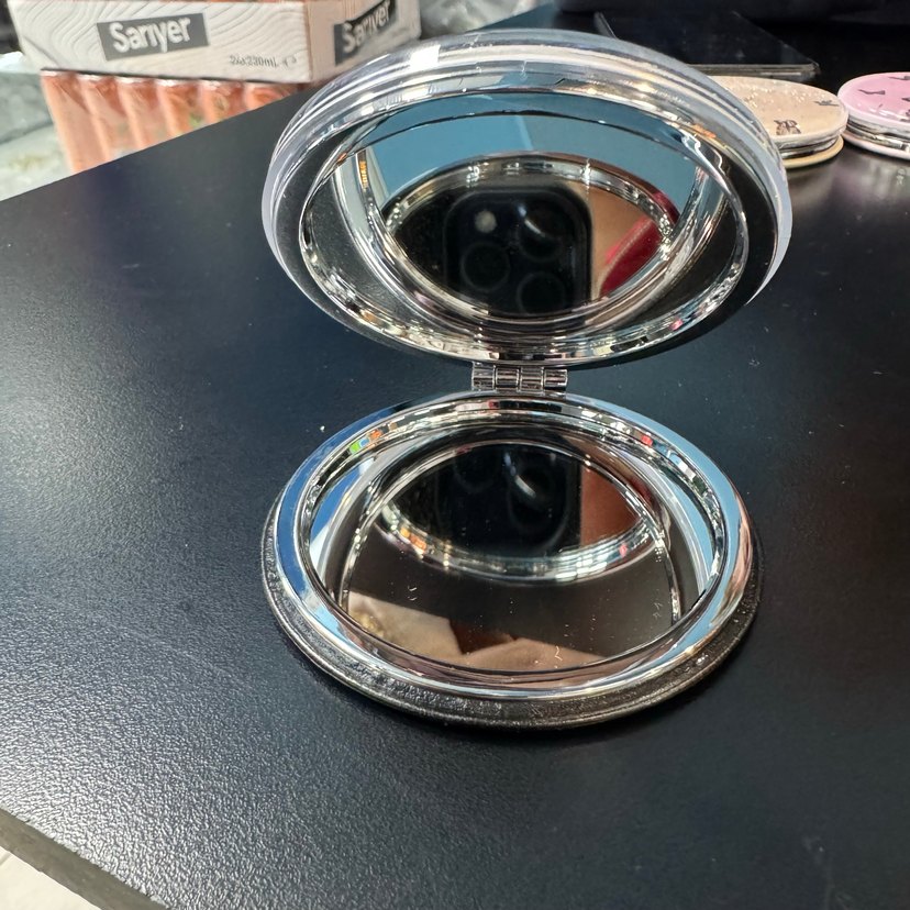 Pembe Parlak Pastel makyaj aynası - Görsel 4