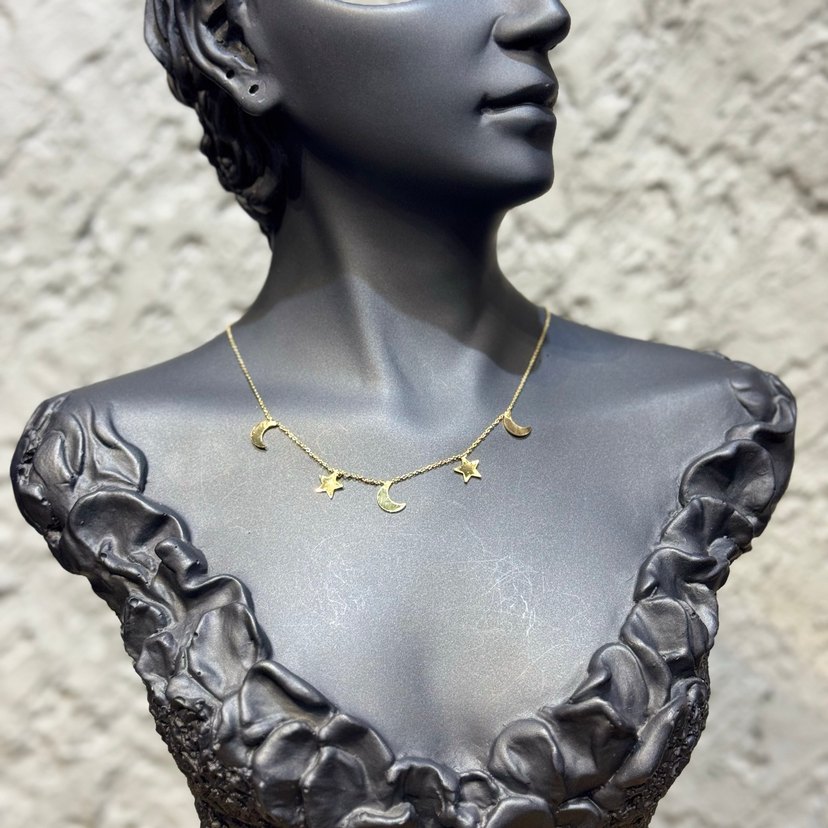 Ay yıldız kolye - Görsel 2