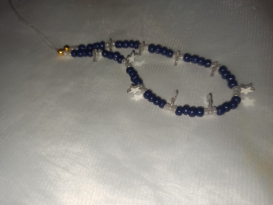 lacivert yıldızlı telefon charmı süsü - Görsel 2