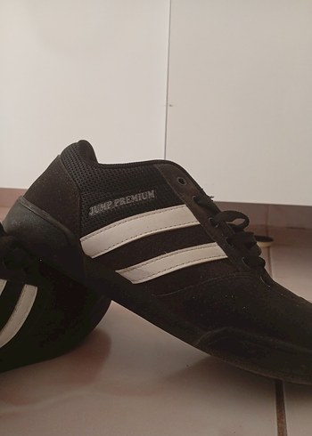 Erkek Siyah Spor Ayakkabı Velcro Bantlı