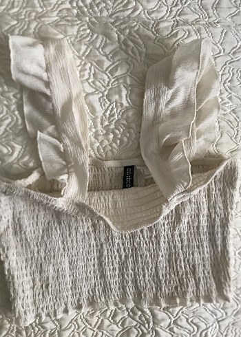 Dilvin Nakışlı Beyaz Bohem Kadın Bralet
