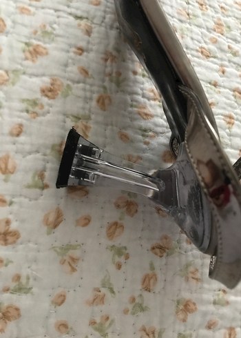 39 Beden gri Renk Gri Yılan Desenli Stiletto Topuklu Kadın Ayakkabı