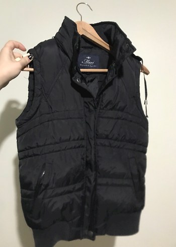 Siyah Fermuarlı erkek Yelek - Görsel 2