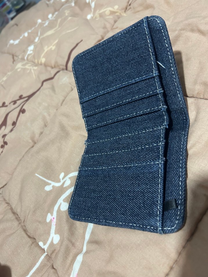 Mavi Baskılı Erkek Cüzdan - Görsel 2