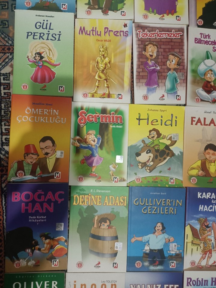 Çocuk Kitapları Seti - Popüler hikayeler ve Türk tarihi - Görsel 5