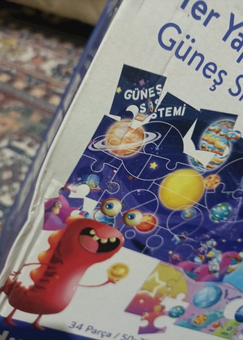 Çocuklar için Güneş Sistemi Puzzle'ı - Görsel 4