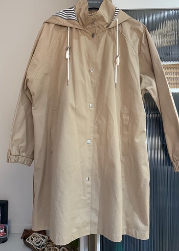 Zara camel midi trençkot