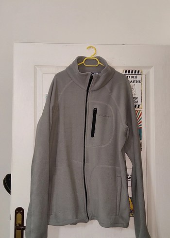 Gri Fermuarlı Erkek Polar Sweatshirt