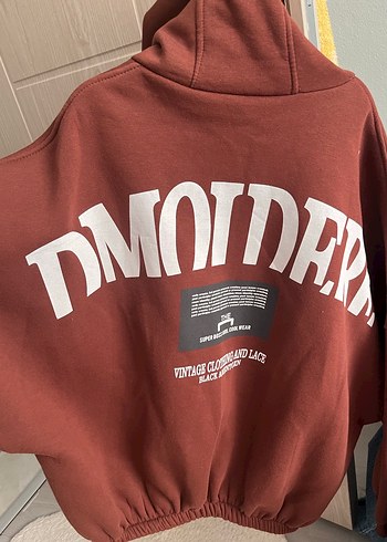 Diğer Kadın Kahverengi Fermuarlı Sweatshirt