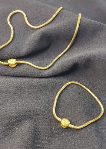 Deniz Kabuğu Kolye ve Bileklik Seti - Görsel 2