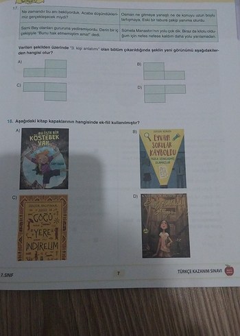 Beden Renk 7. Sınıf Türkçe Kondisyon Kitabı
