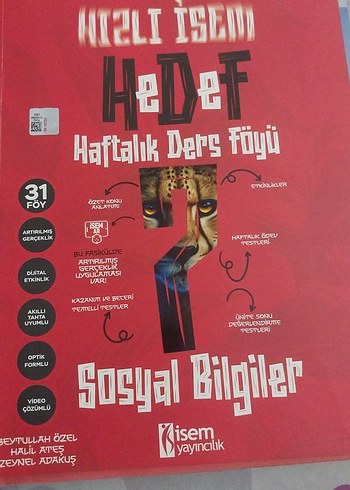 İsem Sosyal Bilgiler Haftalık Ders Föyü