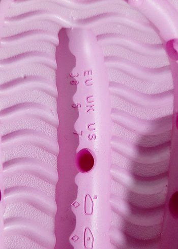 Pembe Platform Topuklu Kadın Terlik - Görsel 4