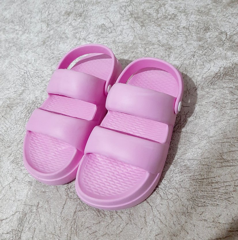 Pembe Platform Topuklu Kadın Terlik - Görsel 3