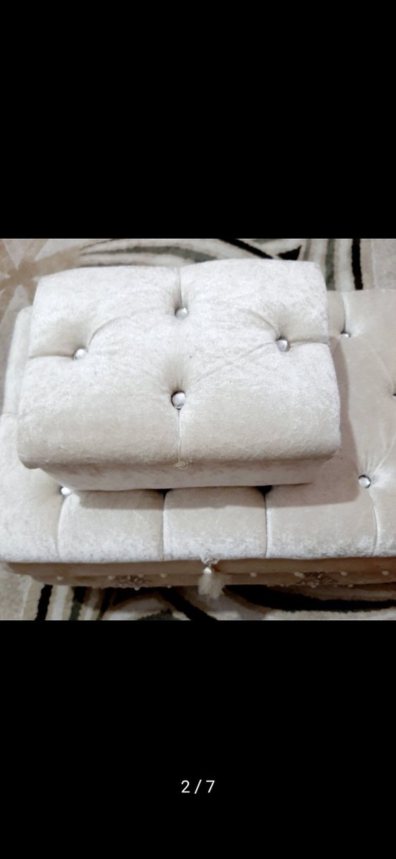 Gri Kadife Makyaj Organizeri çeyiz sandığı seti  - Görsel 4