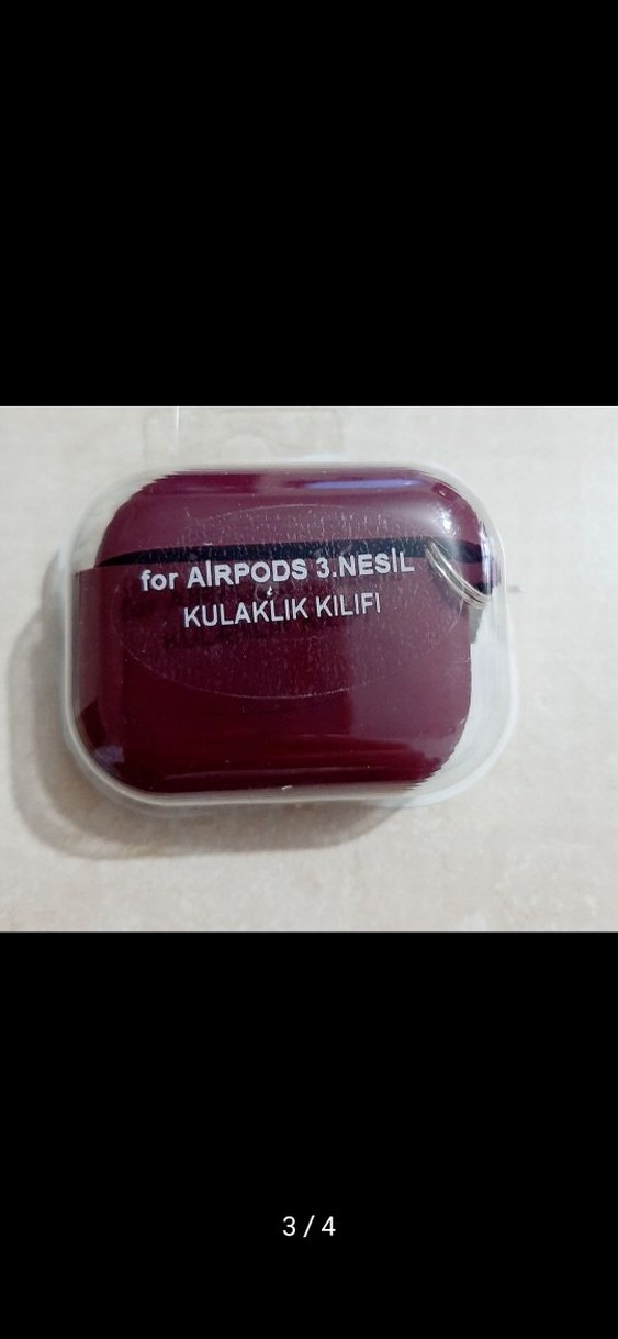 Bordo Kablosuz Kulaklık Kutusu - Görsel 3