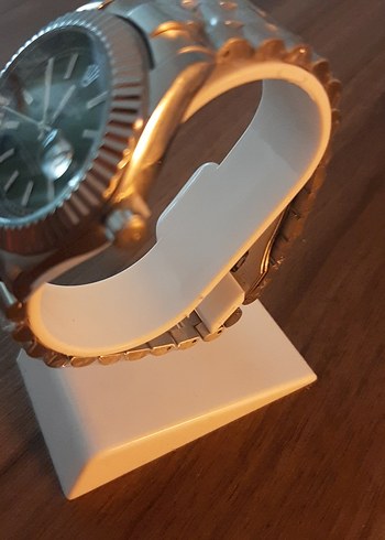 Rolex Rolex Parlak Siyah Kadranlı Modern Klasik Erkek Saati
