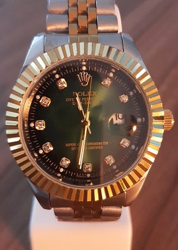 Rolex Altın Renk Klasik Erkek Saati