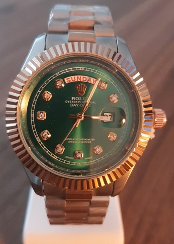 Rolex Yeşil Kadranlı Klasik Erkek Saat