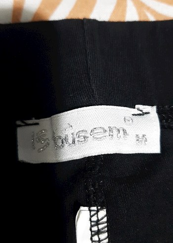 Siyah Elastik Belli Hamile Midi Şort - Görsel 2