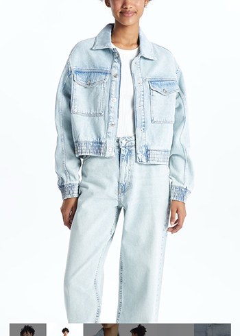 LC Waikiki Lc Waikiki Uzun Kollu Denim Ceket