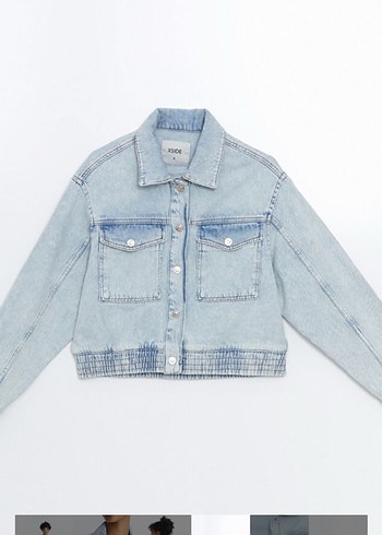 s Beden mavi Renk Lc Waikiki Uzun Kollu Denim Ceket