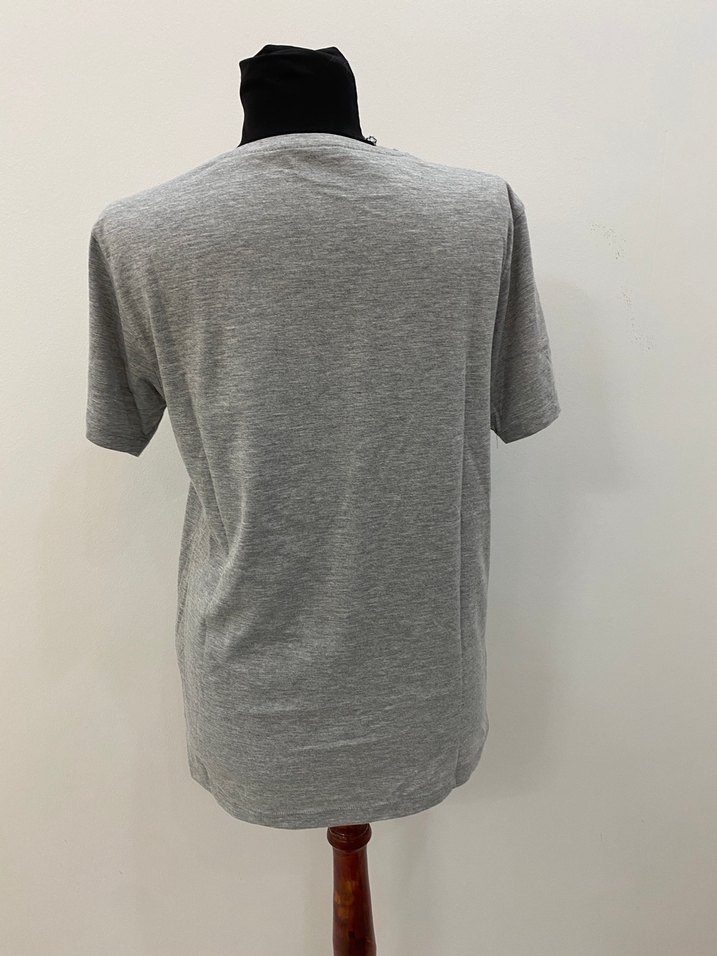 Gri Baskılı Hamile Tişörtü - Görsel 2