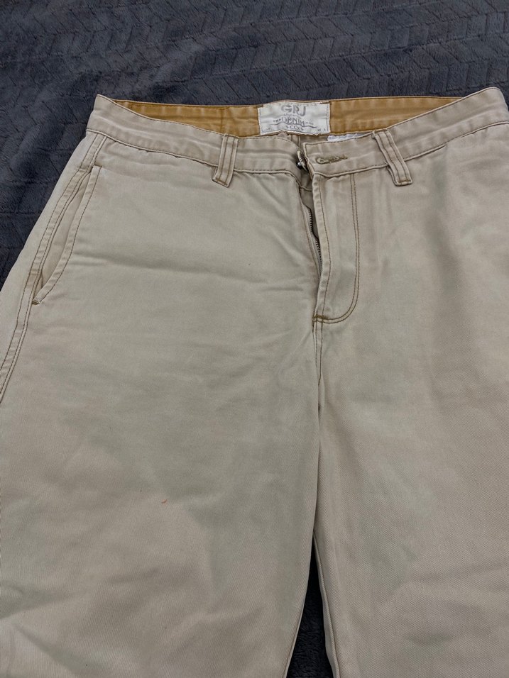 Bej  Düğmeli Erkek Şort - Görsel 4