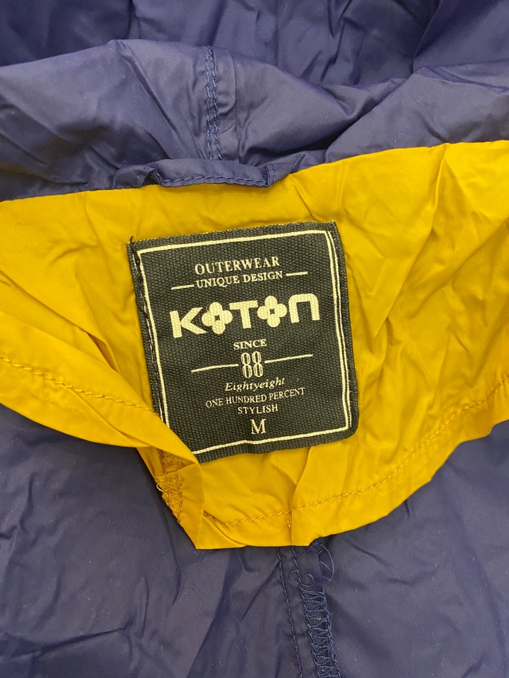 Kadın Mavi Midi Boy Fermuarlı Yağmurluk - Görsel 5