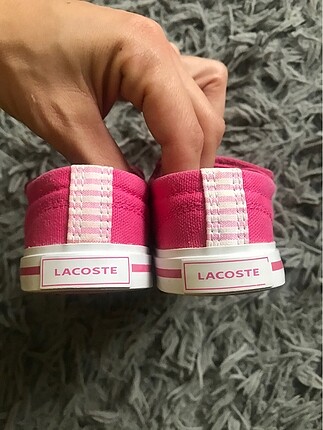 24 Beden pembe Renk Orjinal lacoste ayakkabı