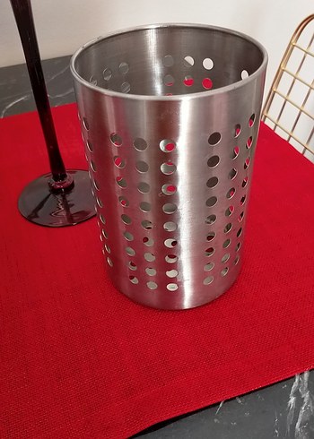Delikli Metal Mutfak Kaşıklık