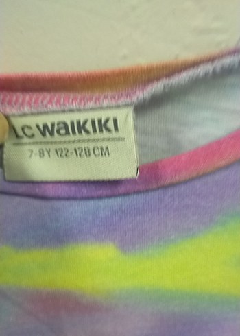 cocukPastel Renkli Tie-Dye Kısa Crop Top 7/8 yas - Görsel 3