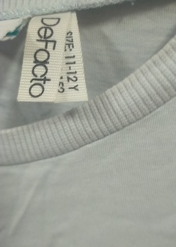 Kız Çocuk Gri Baskılı Kısa Kollu Tişört11/12 - Görsel 3