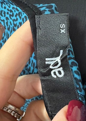 Düğmeli Turkuaz Kadın Bluz - Görsel 5