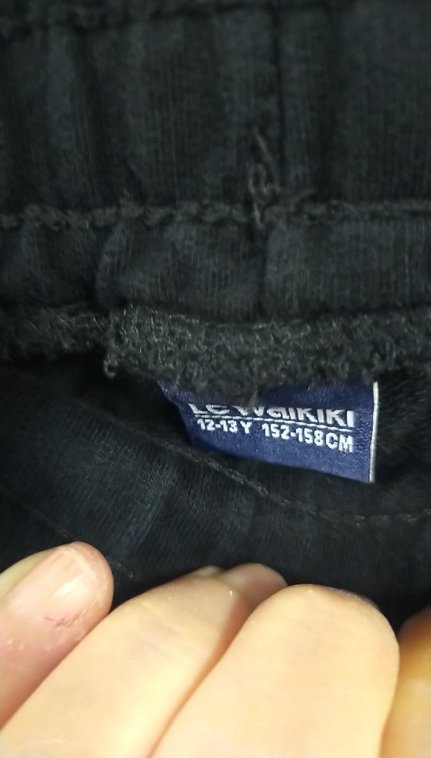 Siyah Erkek Çocuk Bol Kesim Eşofman Altı 12/13 yas - Görsel 5