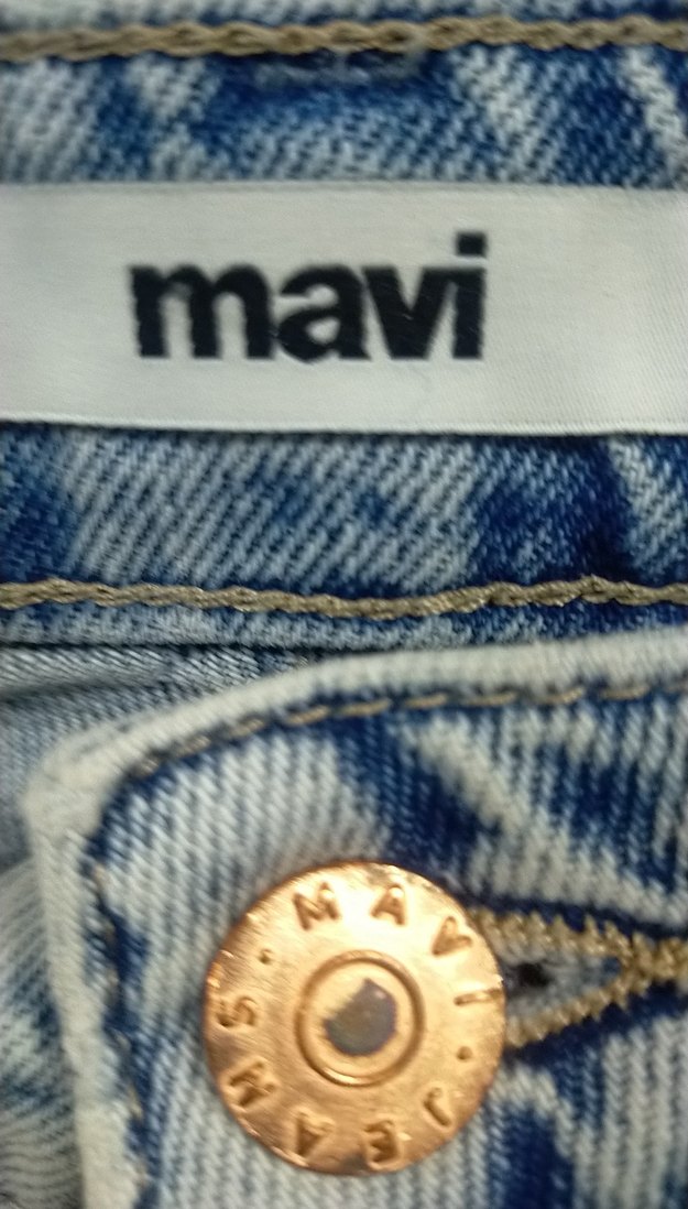 Kadın Mavi Mini Denim Şort 36 bd - Görsel 4