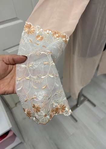 Nakışlı Uzun Bohem Kadın Sabahlık 38 bd - Görsel 4