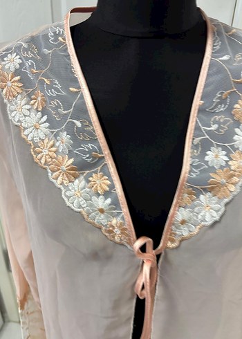 Nakışlı Uzun Bohem Kadın Sabahlık 38 bd - Görsel 2