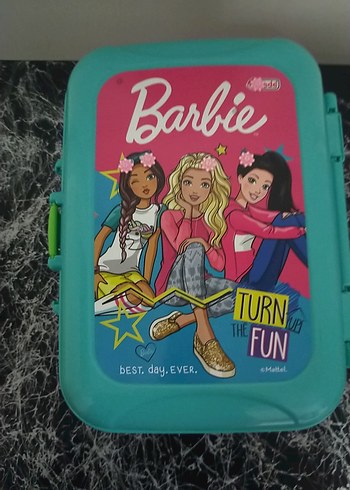 Renkli Barbie Çocuk cekcekli oyuncak bavul - Görsel 4