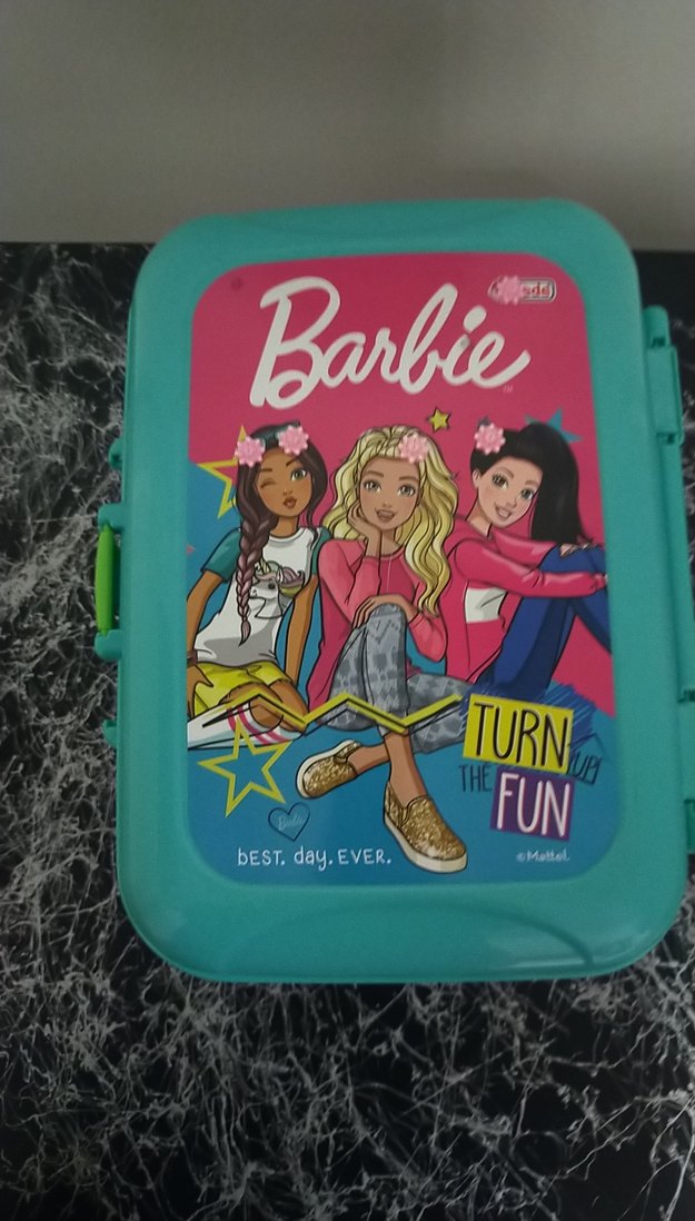 Renkli Barbie Çocuk cekcekli oyuncak bavul - Görsel 4