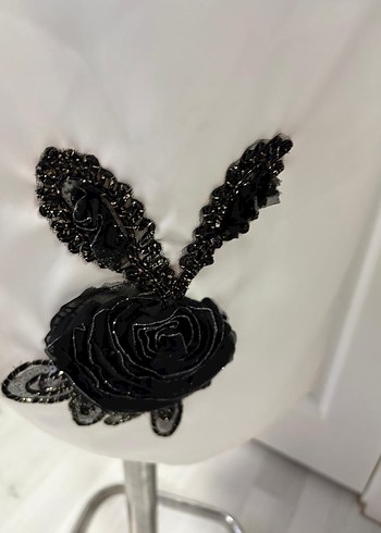 Beyaz V Yakalı kadın elbise 38 bd - Görsel 7