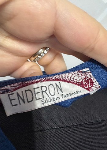 Kadın Mavi Uzun Kollu Midi Tunik 52 beden - Görsel 7